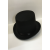 Yetişkinler İçin Siyah Renk Ringmaster Sihirbaz Şapkası Fötr Şapka 15 Cm