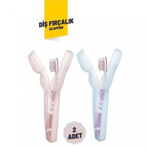 2'li Kapaklı Diş Fırçası Kutusu Kapaklı Diş Fırçalık – Hijyenik ve Şık Banyo Düzeni