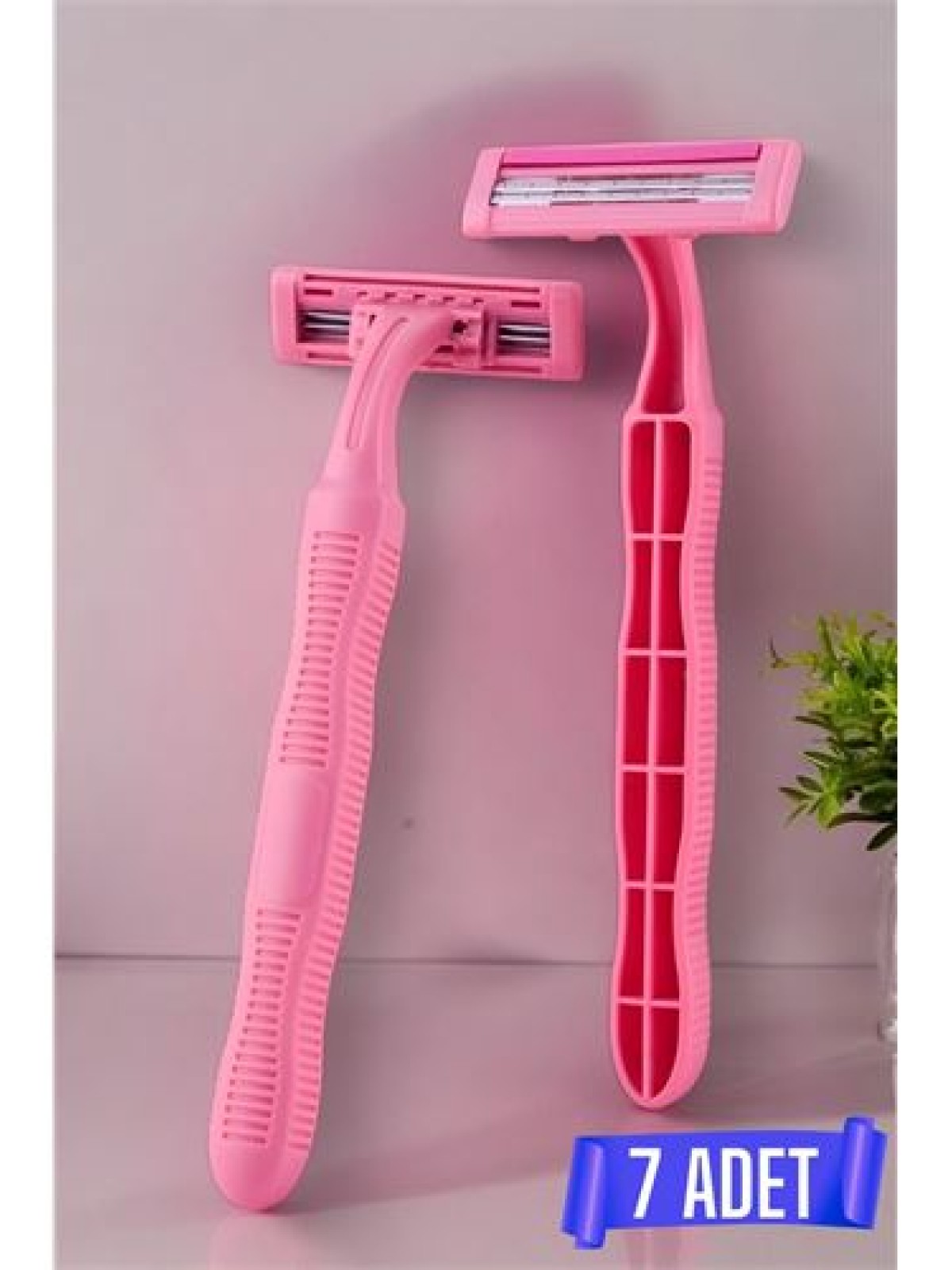 Çift Bıçaklı Banyo Tıraş Bıçağı – 7’li Paket, Hassas ve Hijyenik Tıraş İçin
