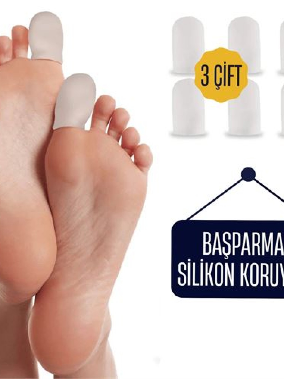 6 ADET Baş Parmak İçin Silikon Koruyucu