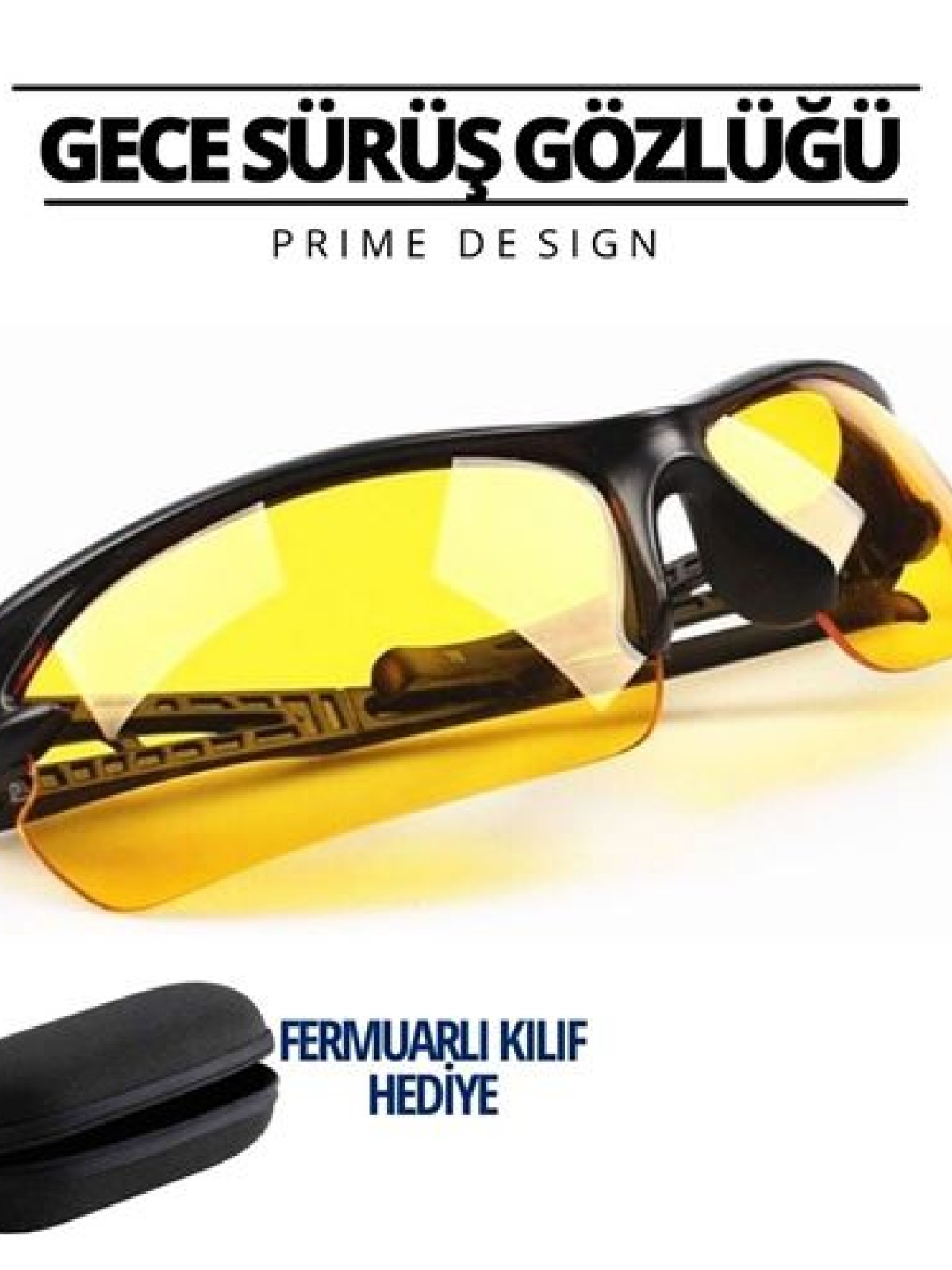 Prime Gece Sürüş ve Sis Gözlüğü Özel Kutulu