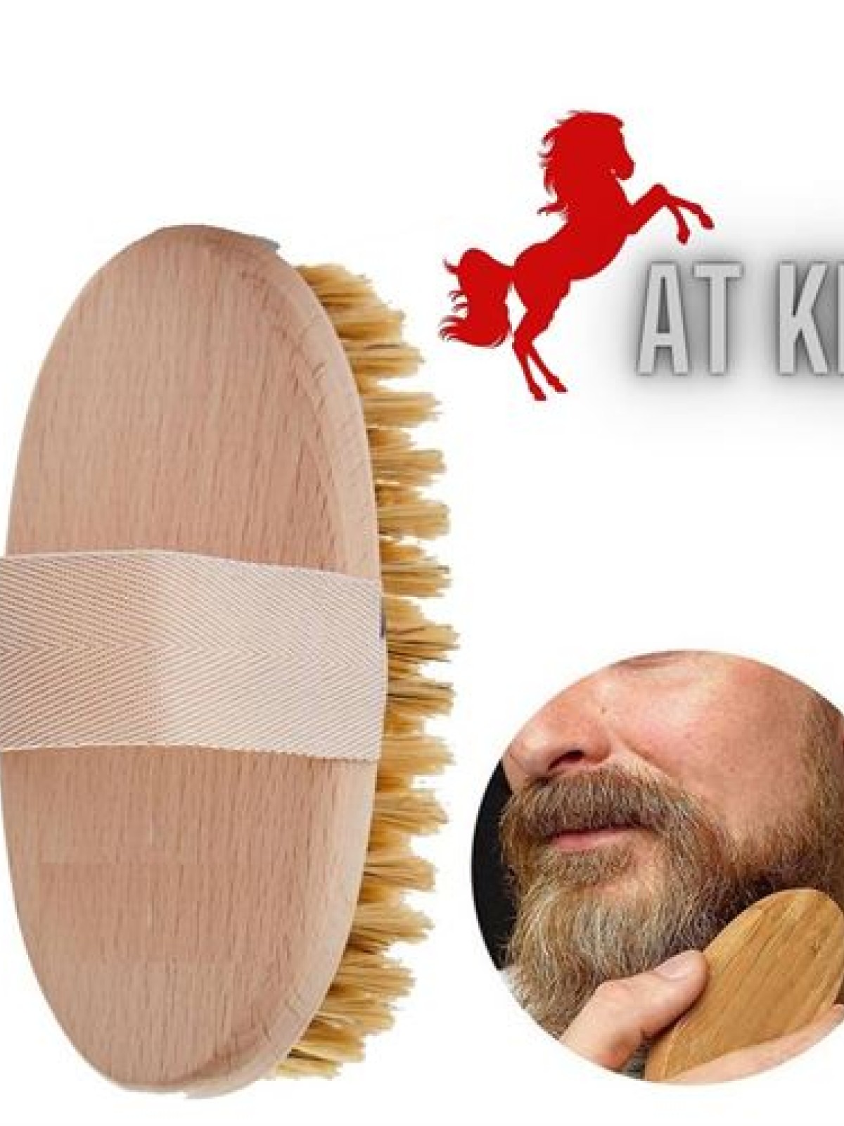 Absolute Sakinleştirici Sakal Tarama Doğal Fırçası