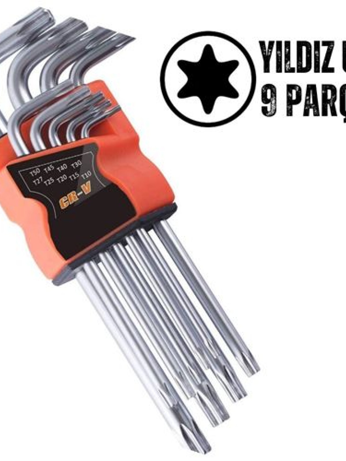Yıldız Torx Combination 9 Parça Alyan Seti