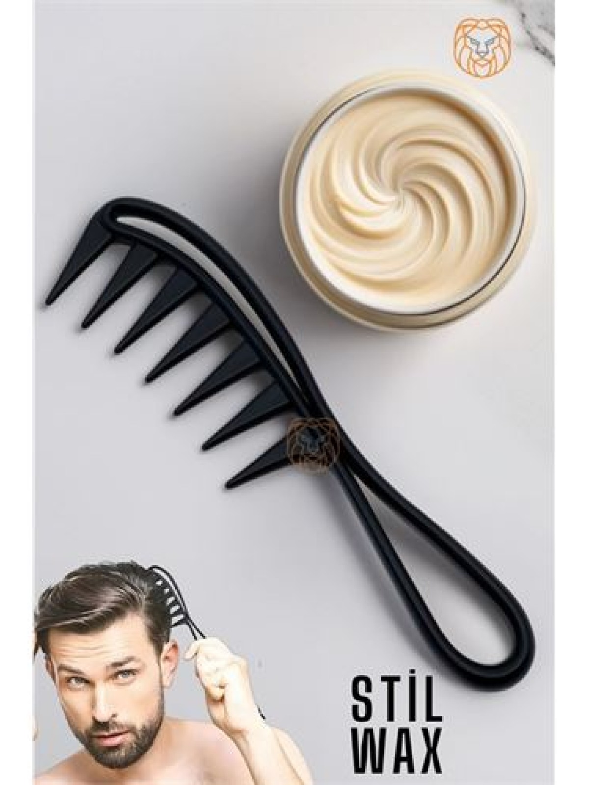 Erkek Stil Tarağı Karbon