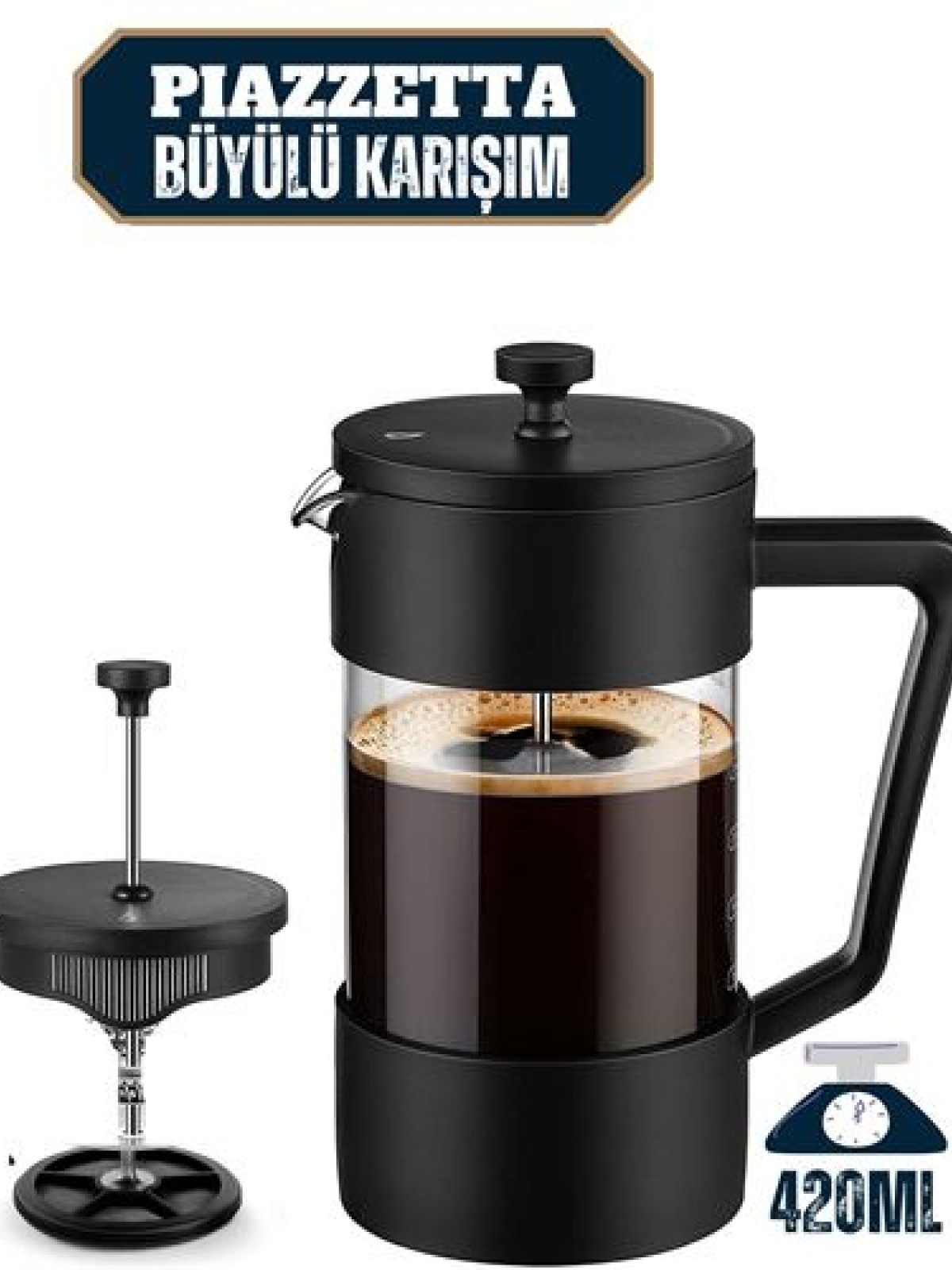 French Press 420 Ml Kahve Demleme Cihazı
