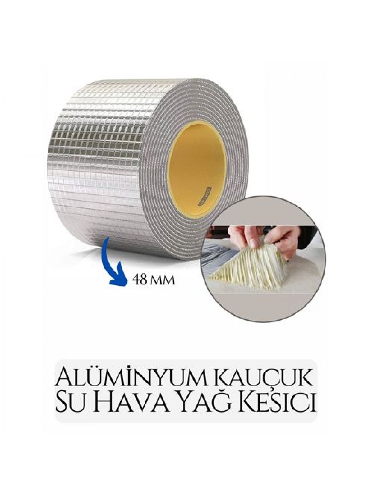 48 mm Su Hava Yağ Kesici İzolasyon Bandı 2 Metre