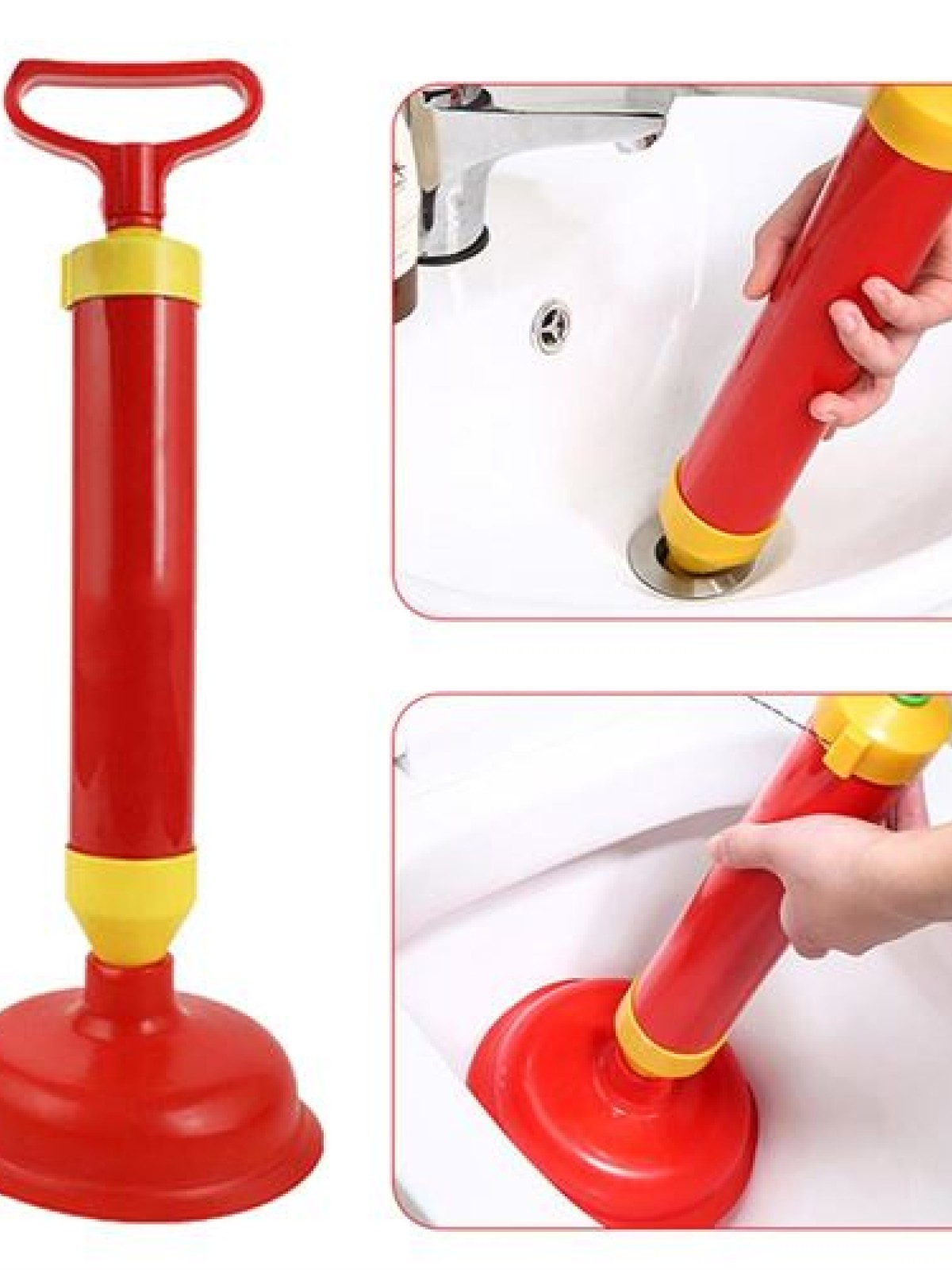 UnBlocker Pistonlu Klozet Lavabo Gider Açıcı Pompa