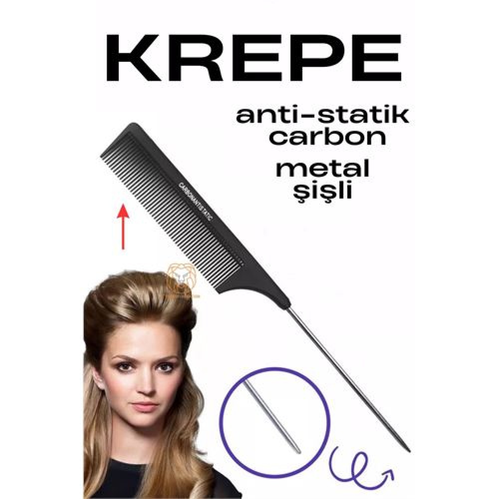 Krepe Tarağı Metal Şişli Absolute Profesyonel