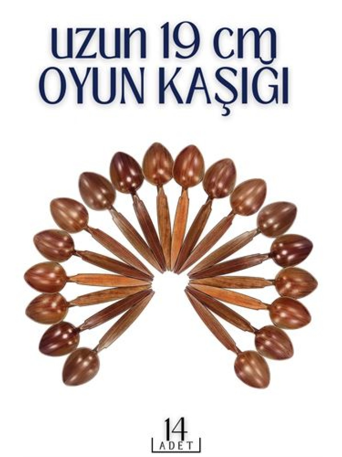 Uzun Oyun Kaşığı 14 ADET