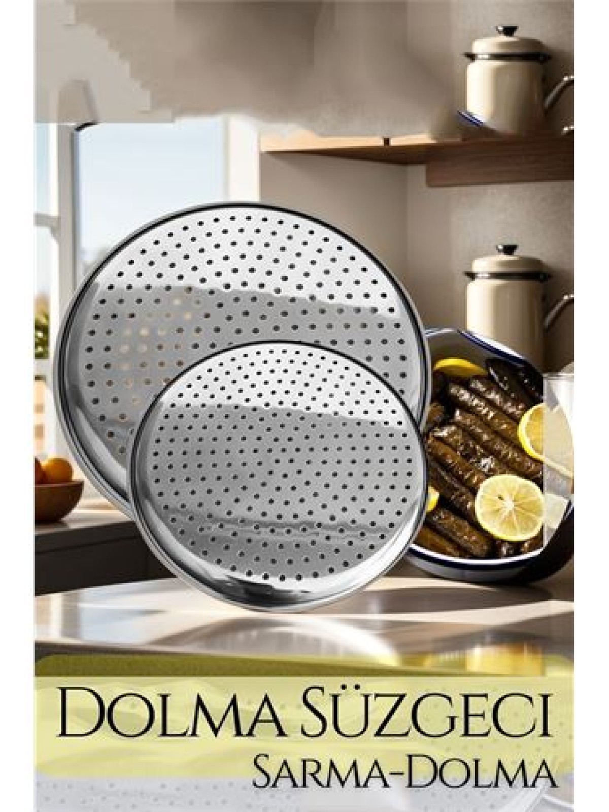 Sarma Dolma Süzgeci 2 li Set