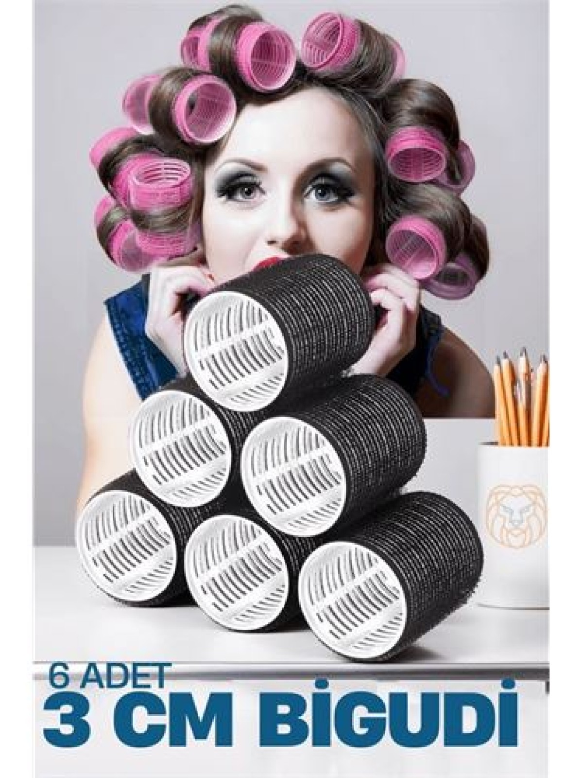 3 Cm Bigudi 6 li Paket