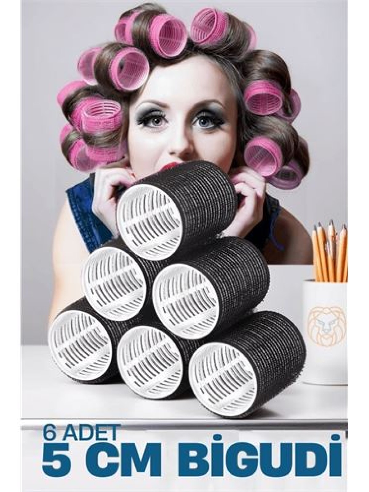5 Cm Bigudi 6 li Paket