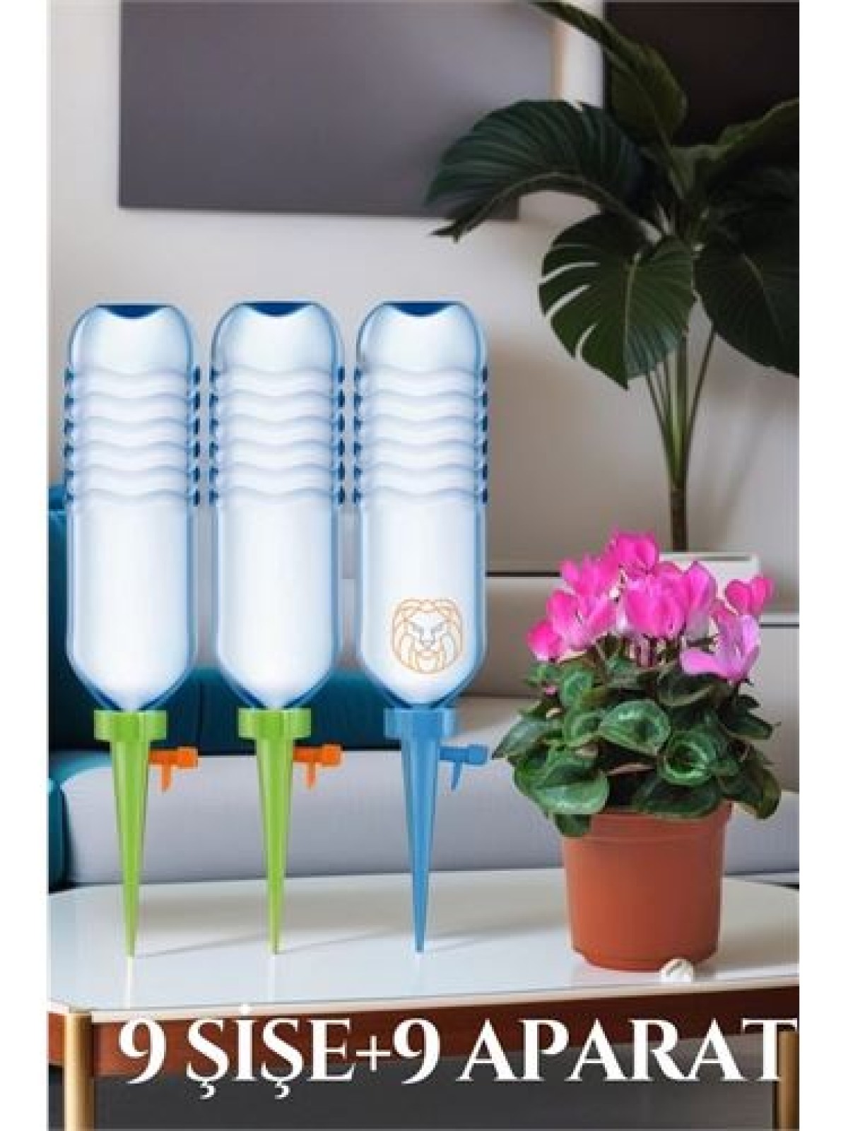 Çiçek Damlama Sulama Şişe Aparat 18 li set Seti