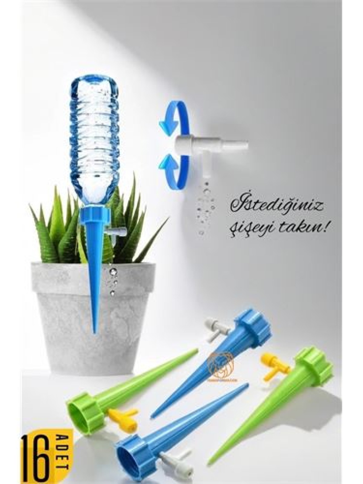 Çiçek Damlama Sulama Aparatı 16 Adet