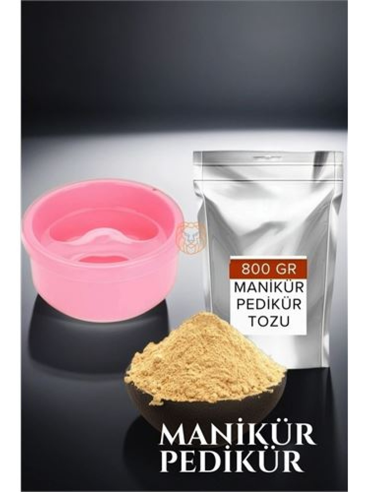 Manikür Tası ve Tozu Set 800 Gr
