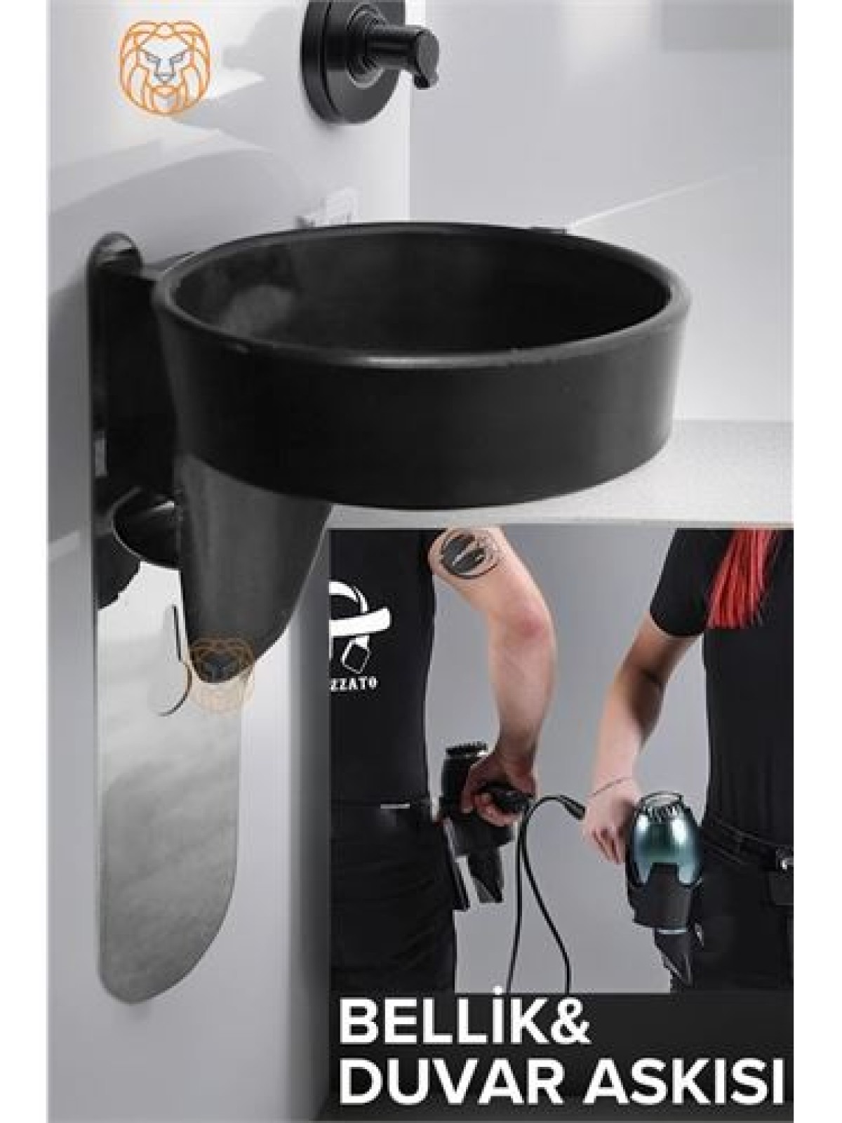 Kuaför Belliği Fön Saç Kurutma Bel Askısı