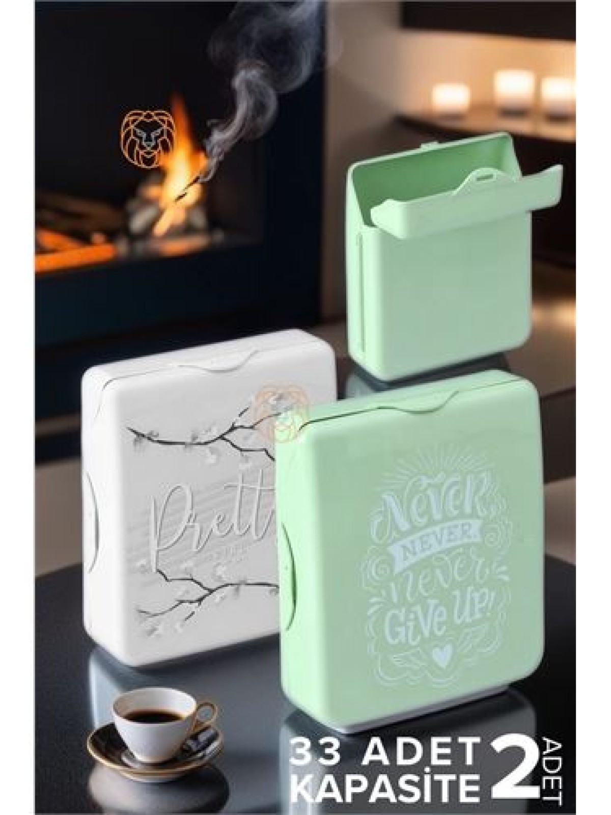 Sigara Kutusu 33 Adet Kapasiteli 2 ADET