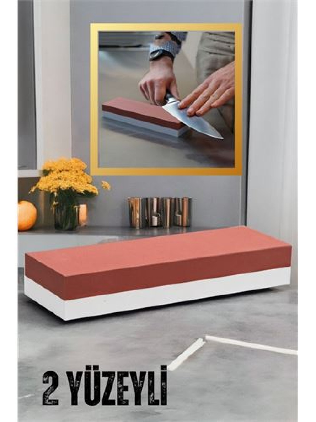 Bıçak Bileme Taşı 2 Yüzey
