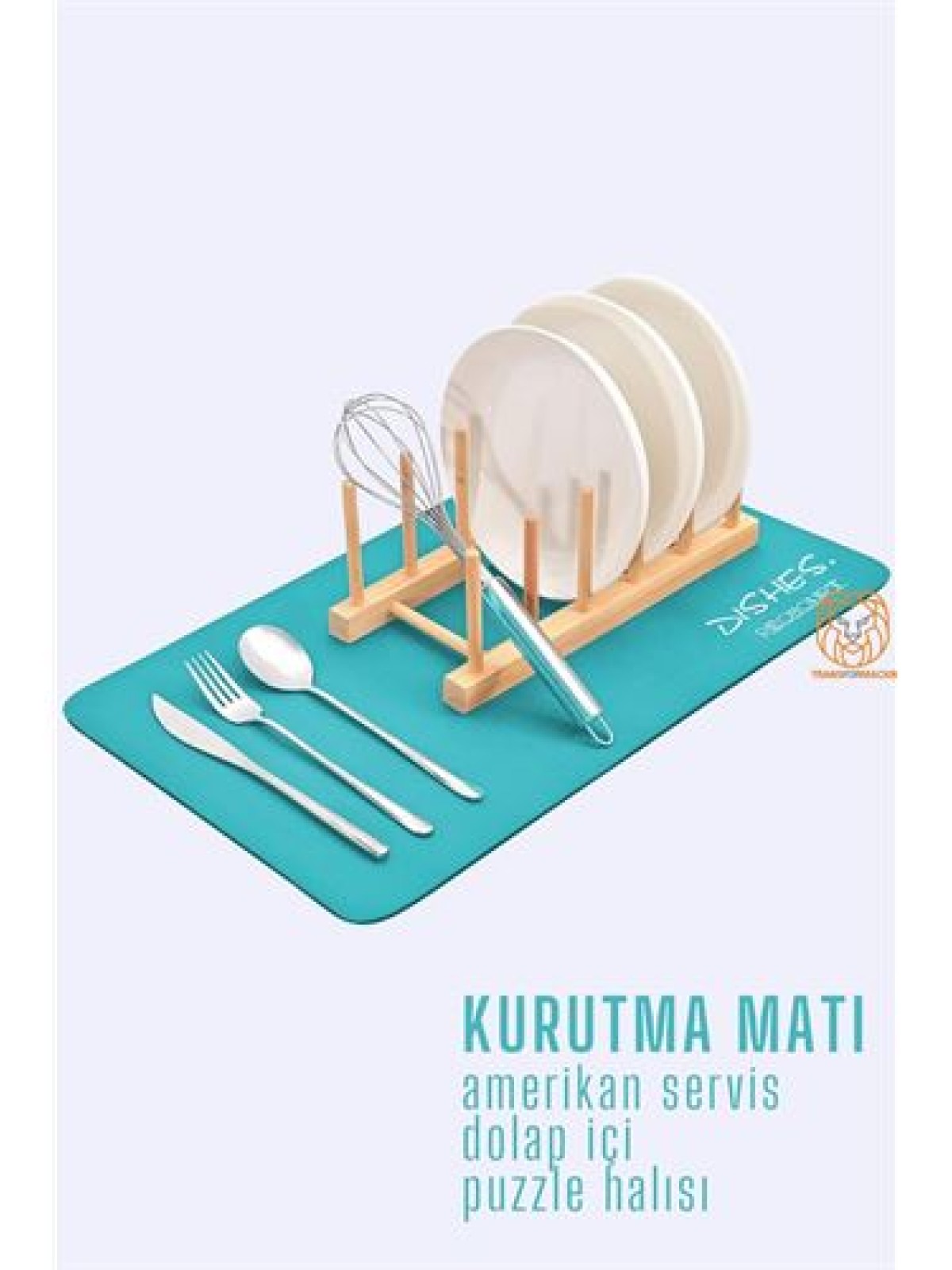 Bulaşık Durulama Kurutma Matı Süzücü Emici D.Reohouri Design