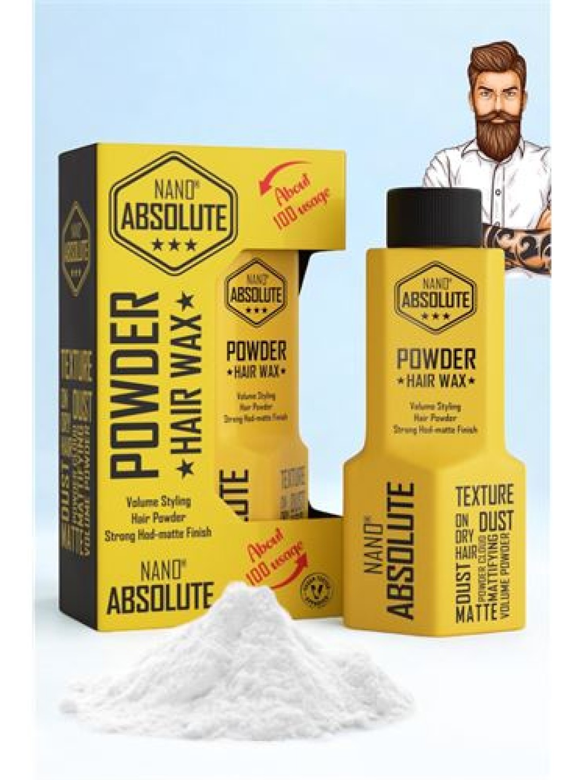 Nano Pudra Wax Absolute Professional Saç Şekillendirici