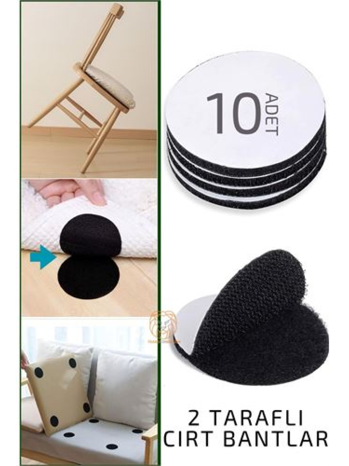 Halı Kaydırmaz Cırt Pedler Nevresim Minder Kaydırmaz 10 ADET