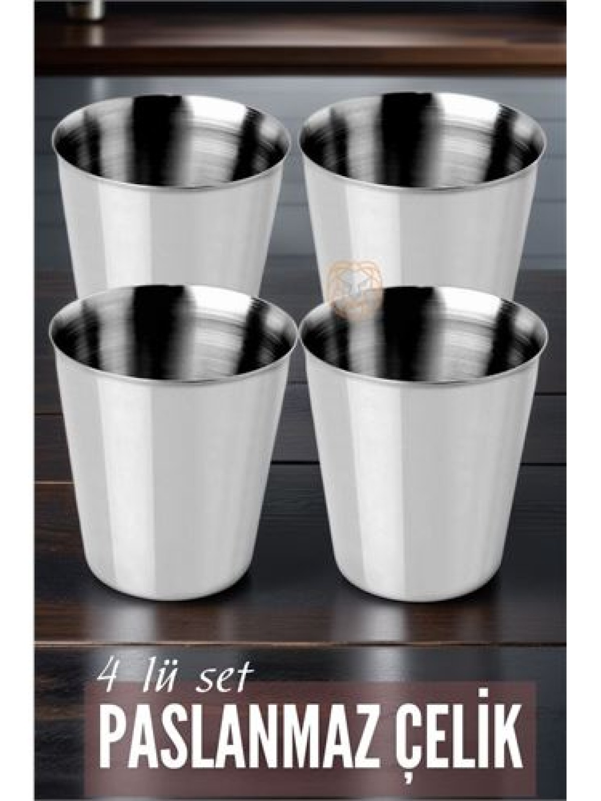 Çelik Bardak Seti 4 Adet Fazio Giacinto Design