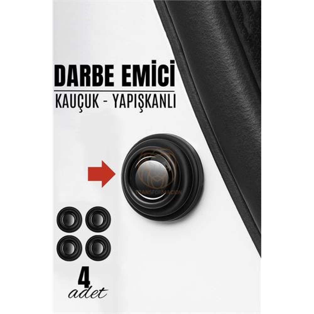 Kapı Bagaj Kaput Ses Darbe Emici Kauçuk Conta 4 ADET Kapı Bagaj Kaput Ses Darbe Emici Kauçuk Conta 4 ADET