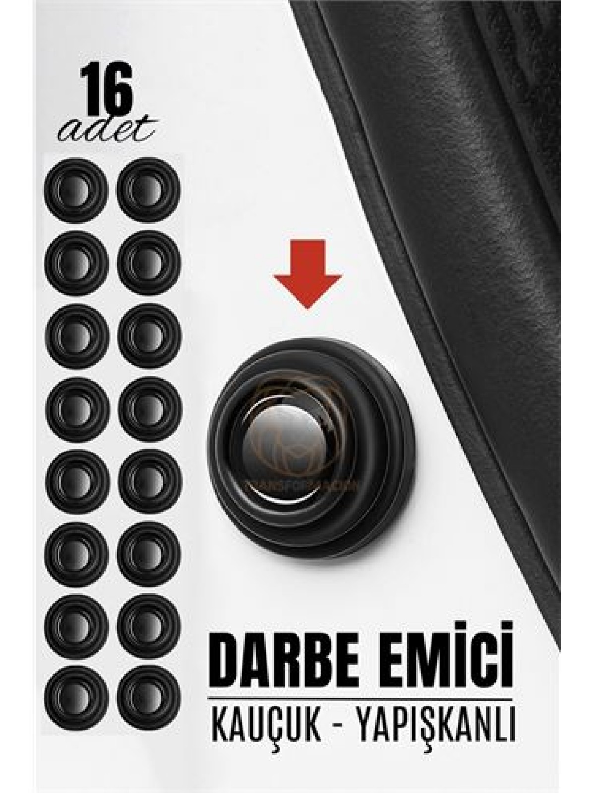 Kapı Bagaj Kaput Ses Darbe Emici Kauçuk Conta 16 ADET
