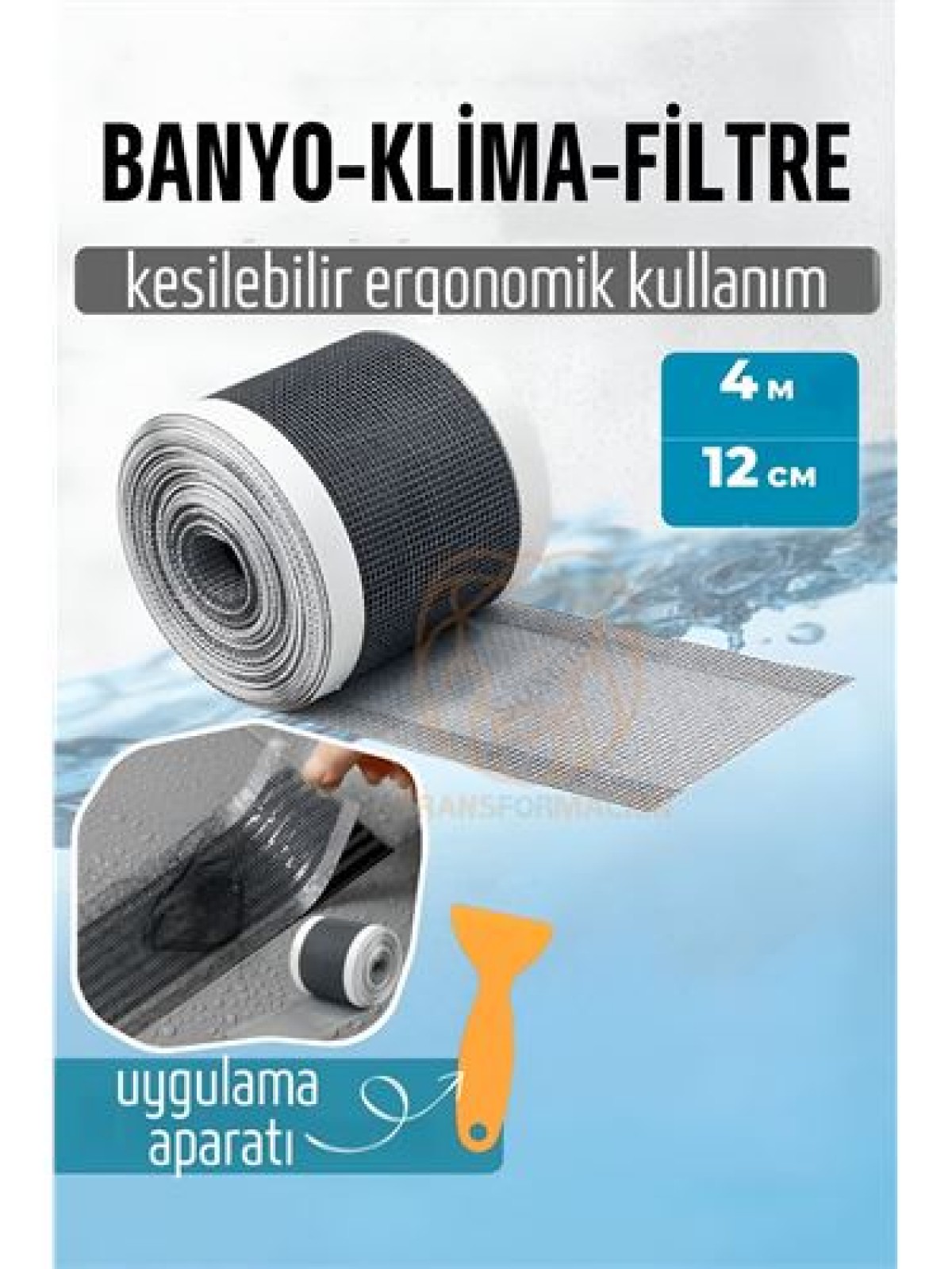 Banyo Gider Süzgeci Kesilebilir Ergonomik 4 Metre