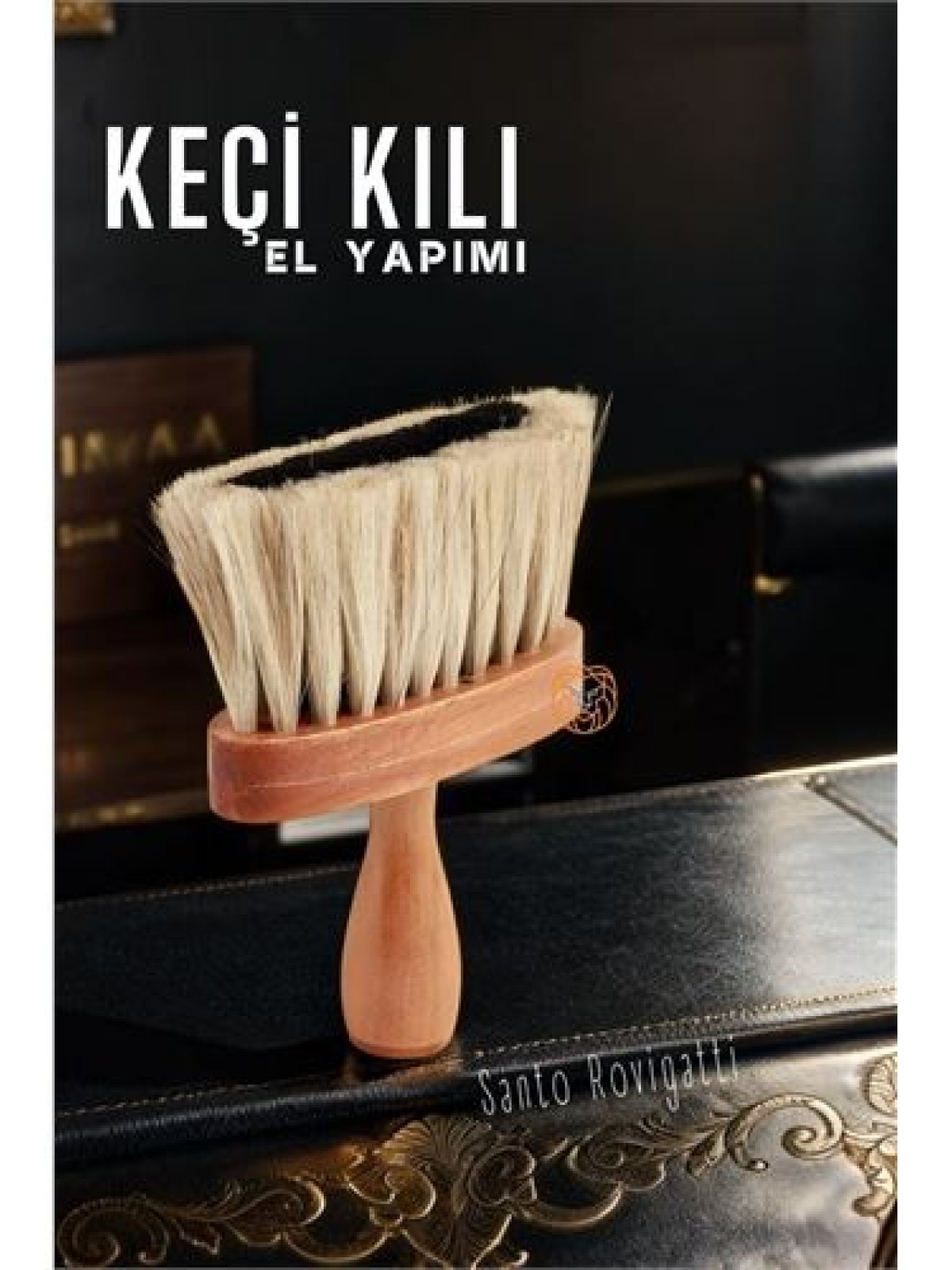 Fade Ense Saç Kıl Fırçası Ahşap S.Rovigatti