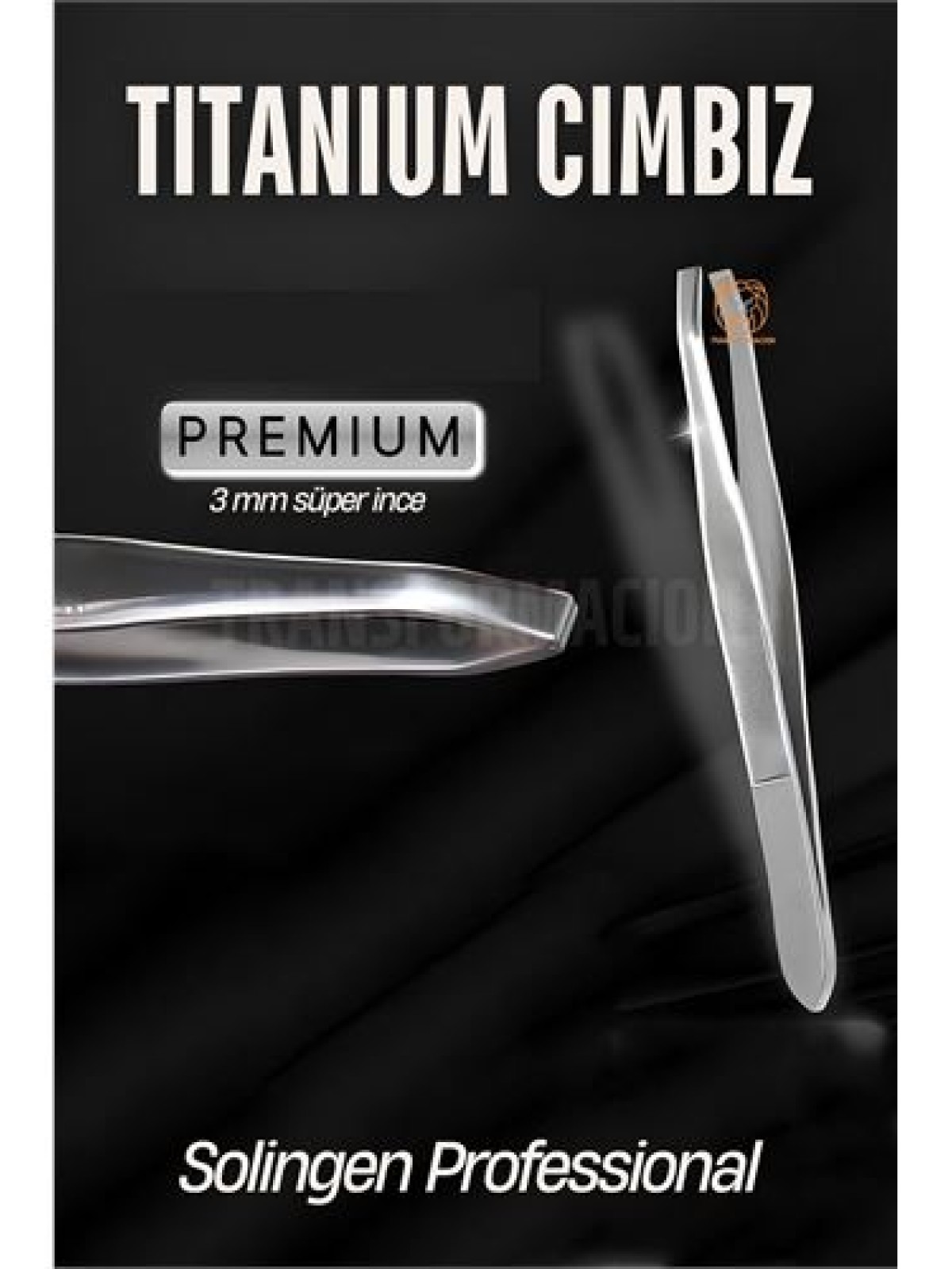 3 mm İnce Uçlu Cımbız Titanyum Çelik Solingen Professional