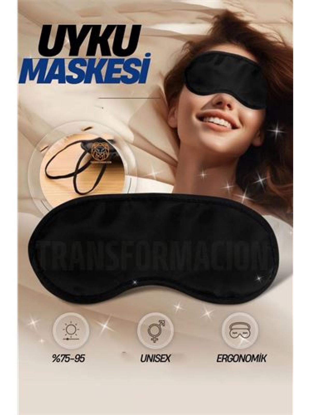 Uyku Maskesi Göz Uyku Maskesi 2 ADET