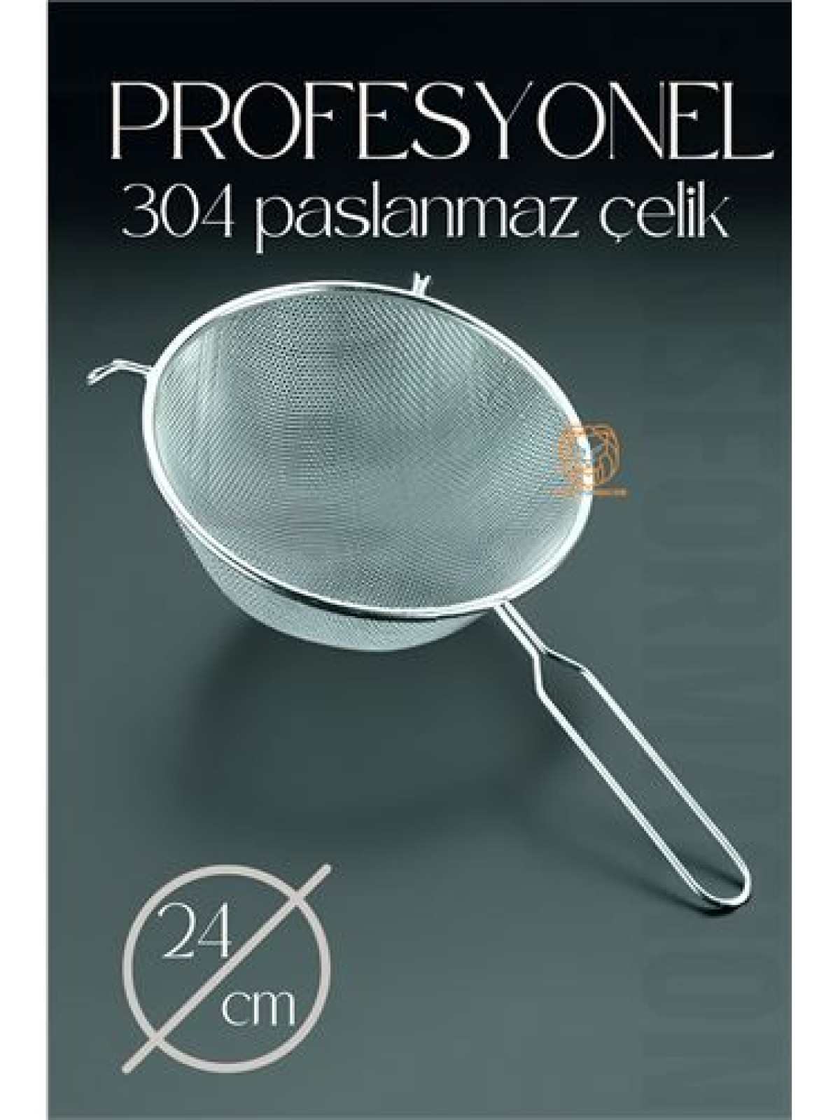 24 Cm Süzgeç 304 Paslanmaz Çelik