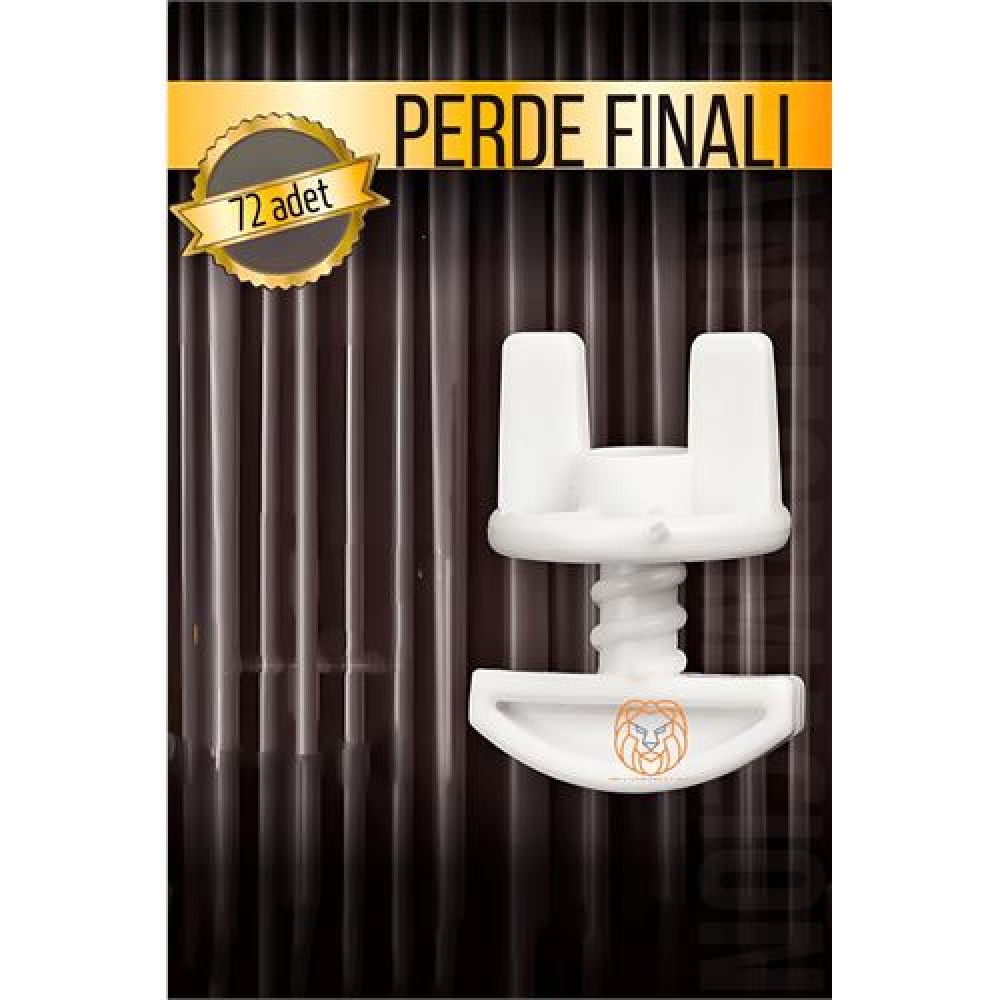 Perde Finali Perde Sonlandırıcı Stop Korniş Finali Sonu 72 Adet