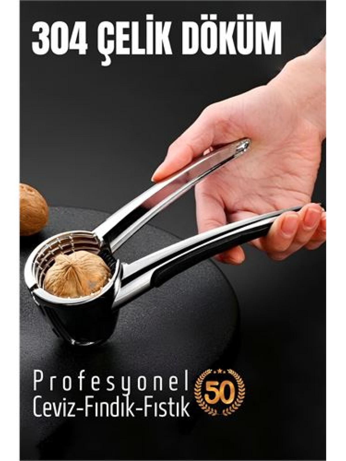 Fındık ve Ceviz Kırıcı 304 Paslanmaz Çelik