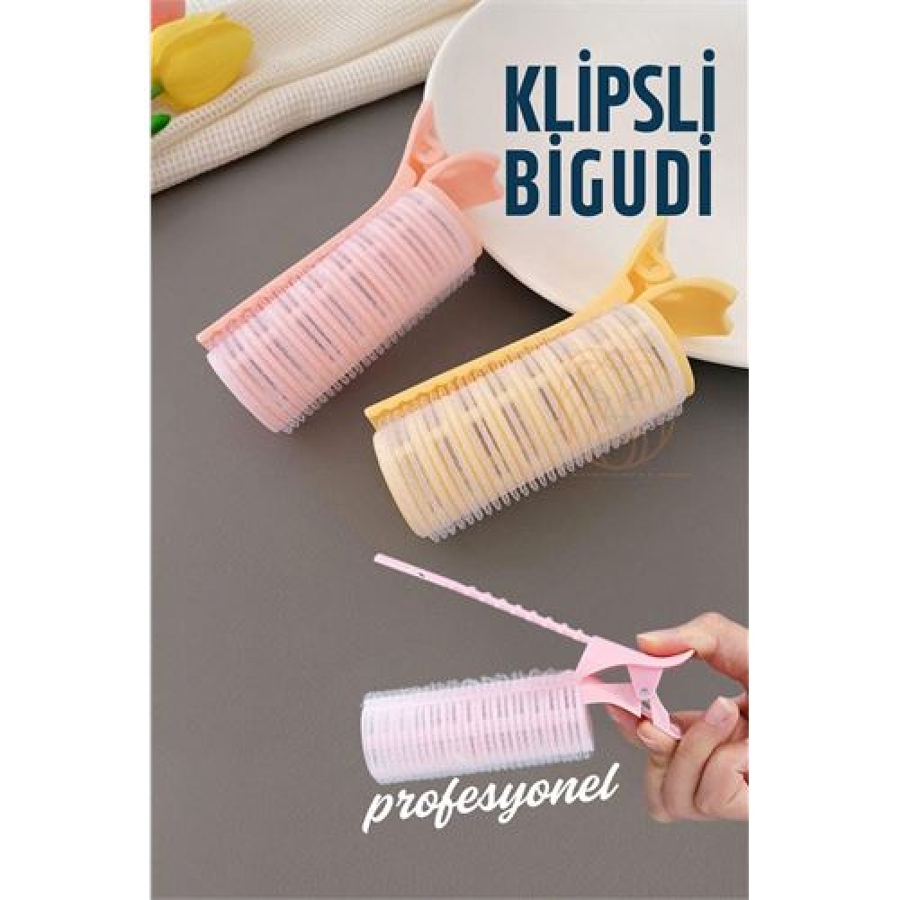 Klipsli Saç Bigudisi 3 cm 2 Adet Isısız Doğal Bukle Gece Bigudisi Klipsli Saç Bigudisi 3 cm 2 Adet Isısız Doğal Bukle Gece Bigudisi