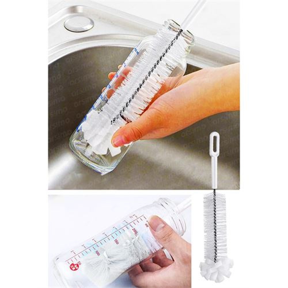 Premium Lüks Şişe ve Biberon Fırçası - Ultra Dayanıklı Profesyonel Temizlik & Kristal Parlaklık