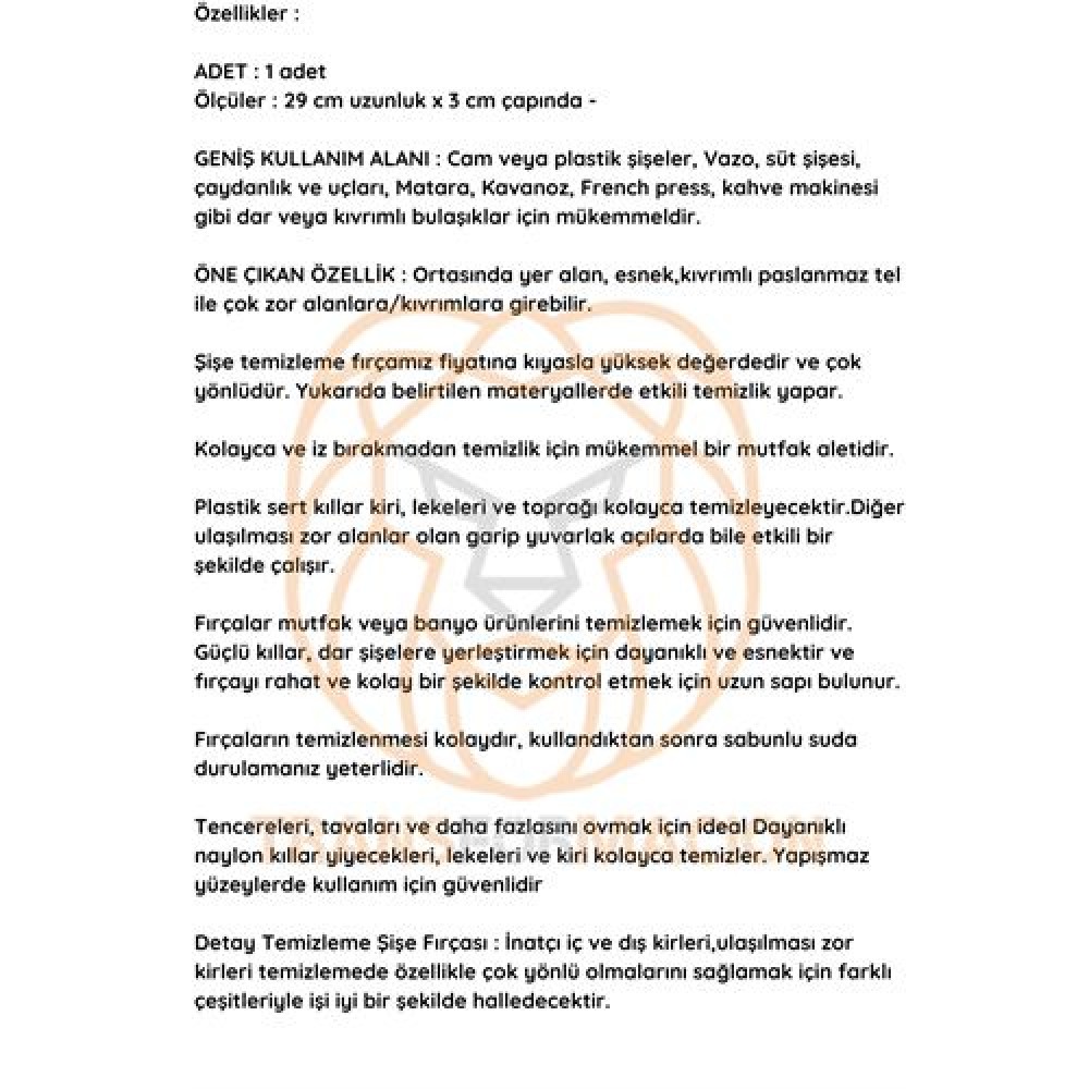 Premium Lüks Şişe ve Biberon Fırçası - Ultra Dayanıklı Profesyonel Temizlik & Kristal Parlaklık