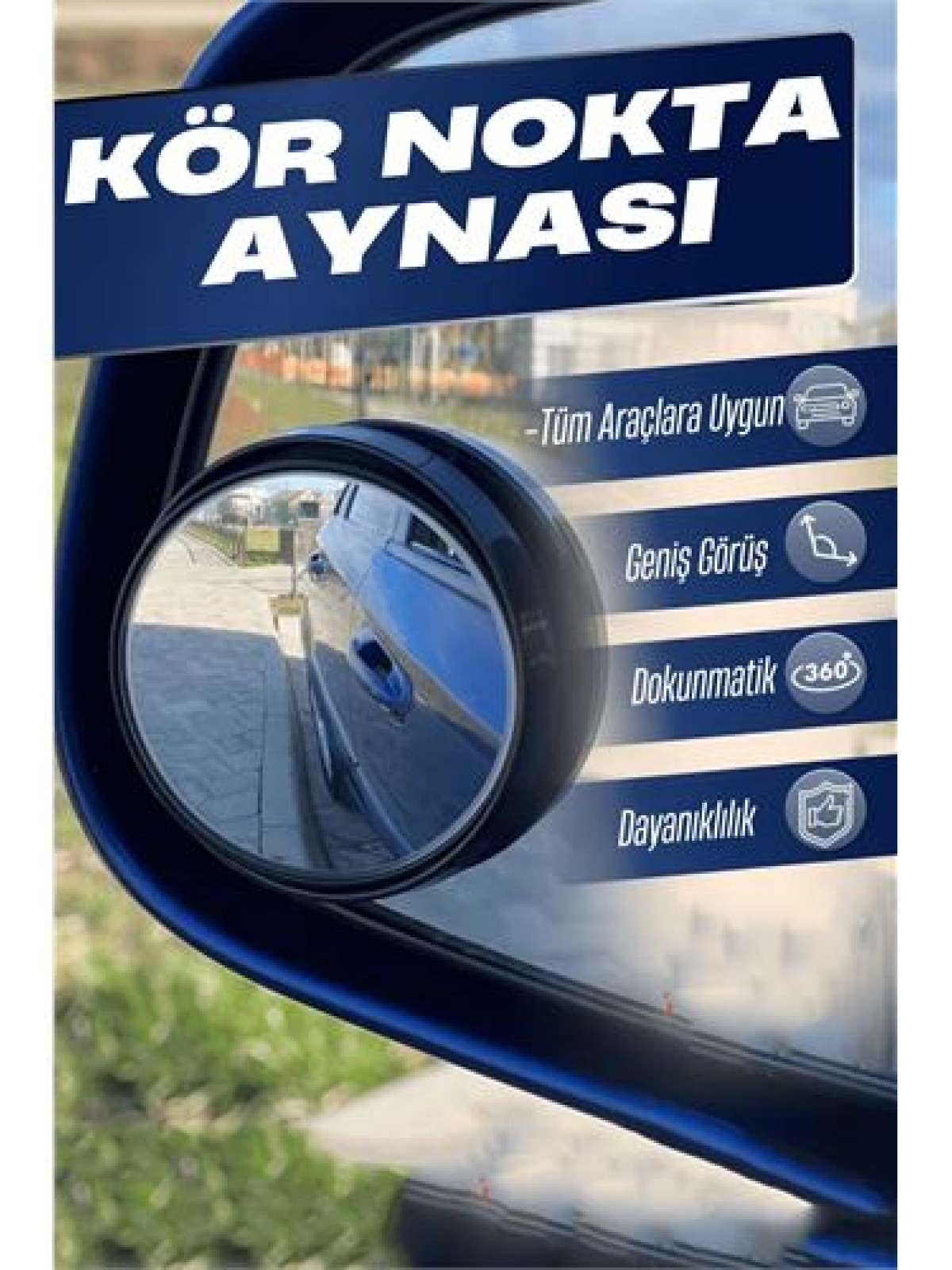 Araç Kör Nokta Aynası Dokunmatik