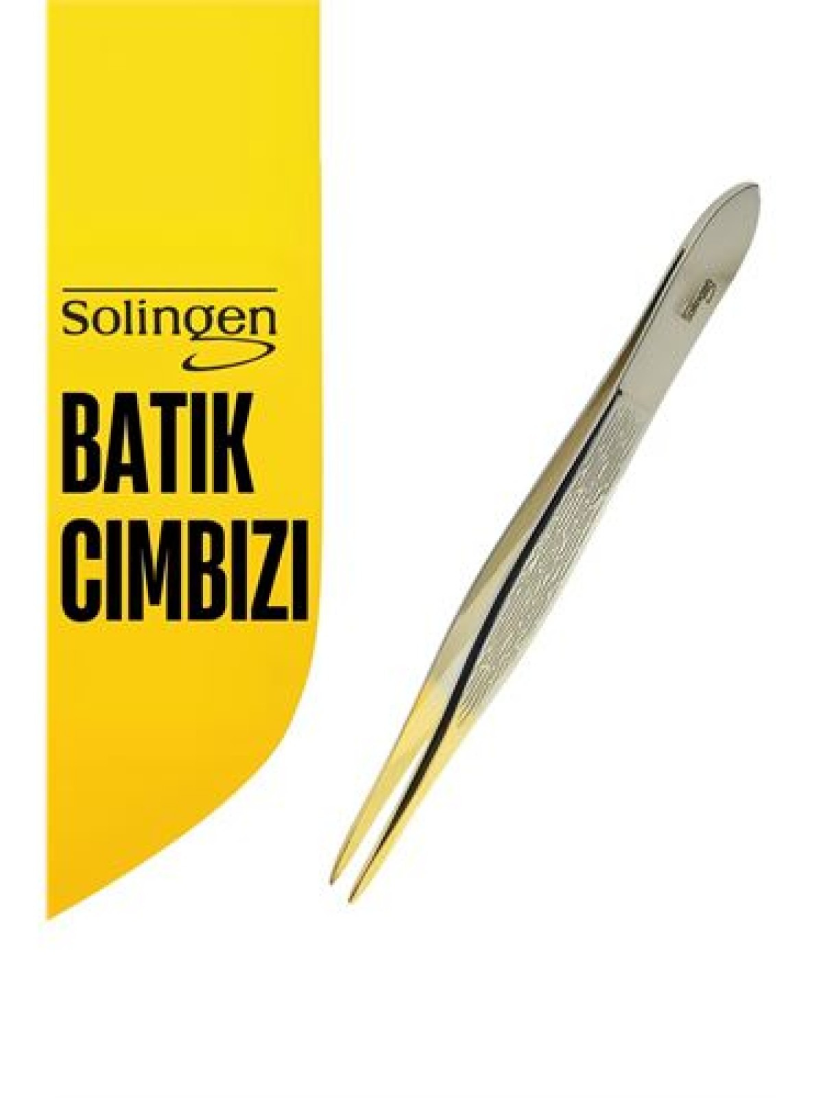 İnce Uçlu Batık Cımbızı - Şık ve Hassas Kaş Şekillendirme Solingen Professional