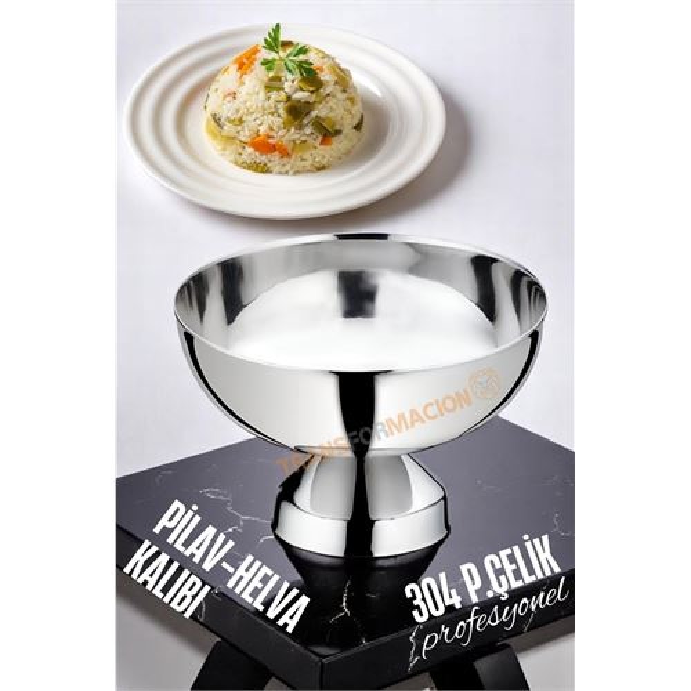 Pilav Kalıbı - Helva Kalıbı 304 Paslanmaz Çelik Profesyonel