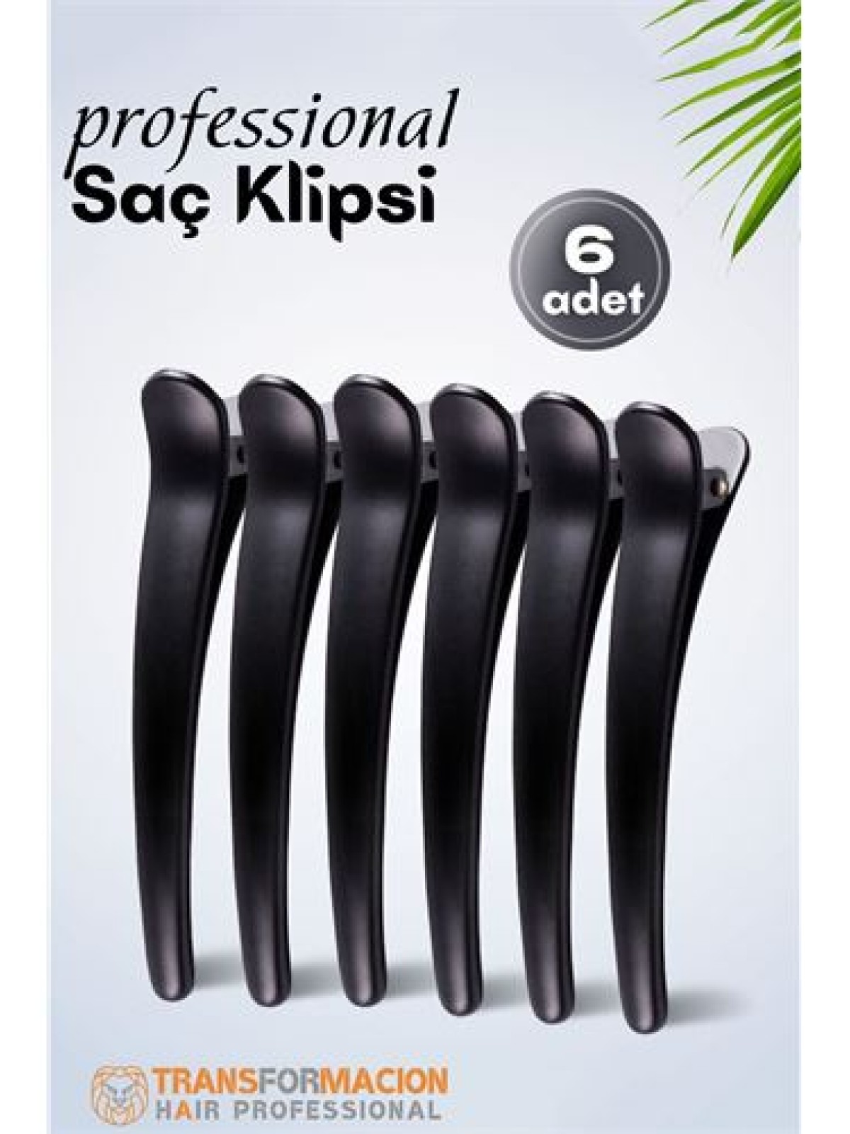 Kuaför Saç Klipsi - Profesyonel Toka 6 lı SET