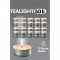 Tealight Mum 50 Adet - Kokusuz Dekoratif Mum