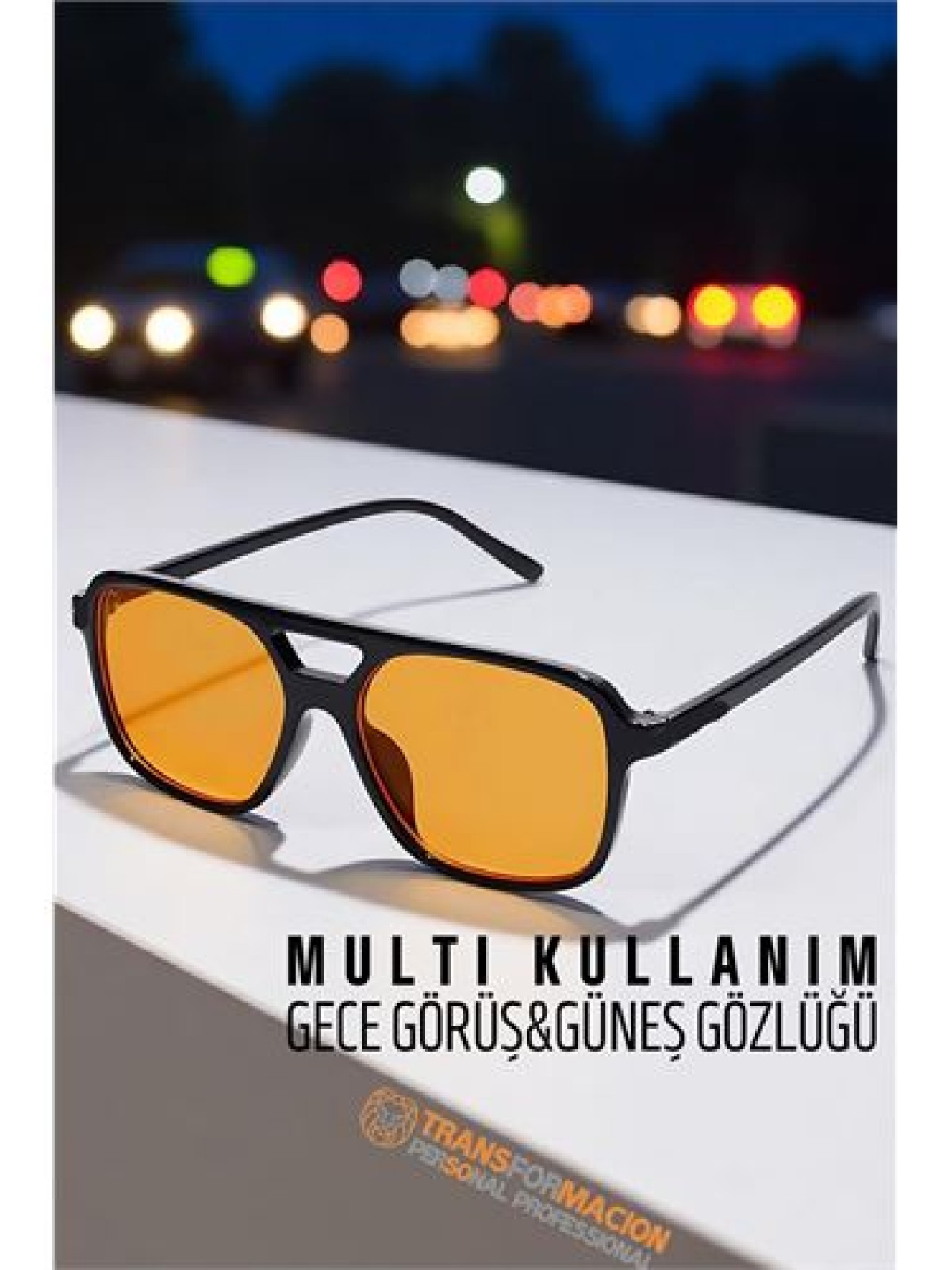 Gece Sürüş Görüş Parlama Önleyici  Gece Gözlüğü Sis Far Işık Önleyici Anti-Fog Gözlük