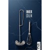 Inox Çelik Çırpıcı + Mini Çırpıcı Seti