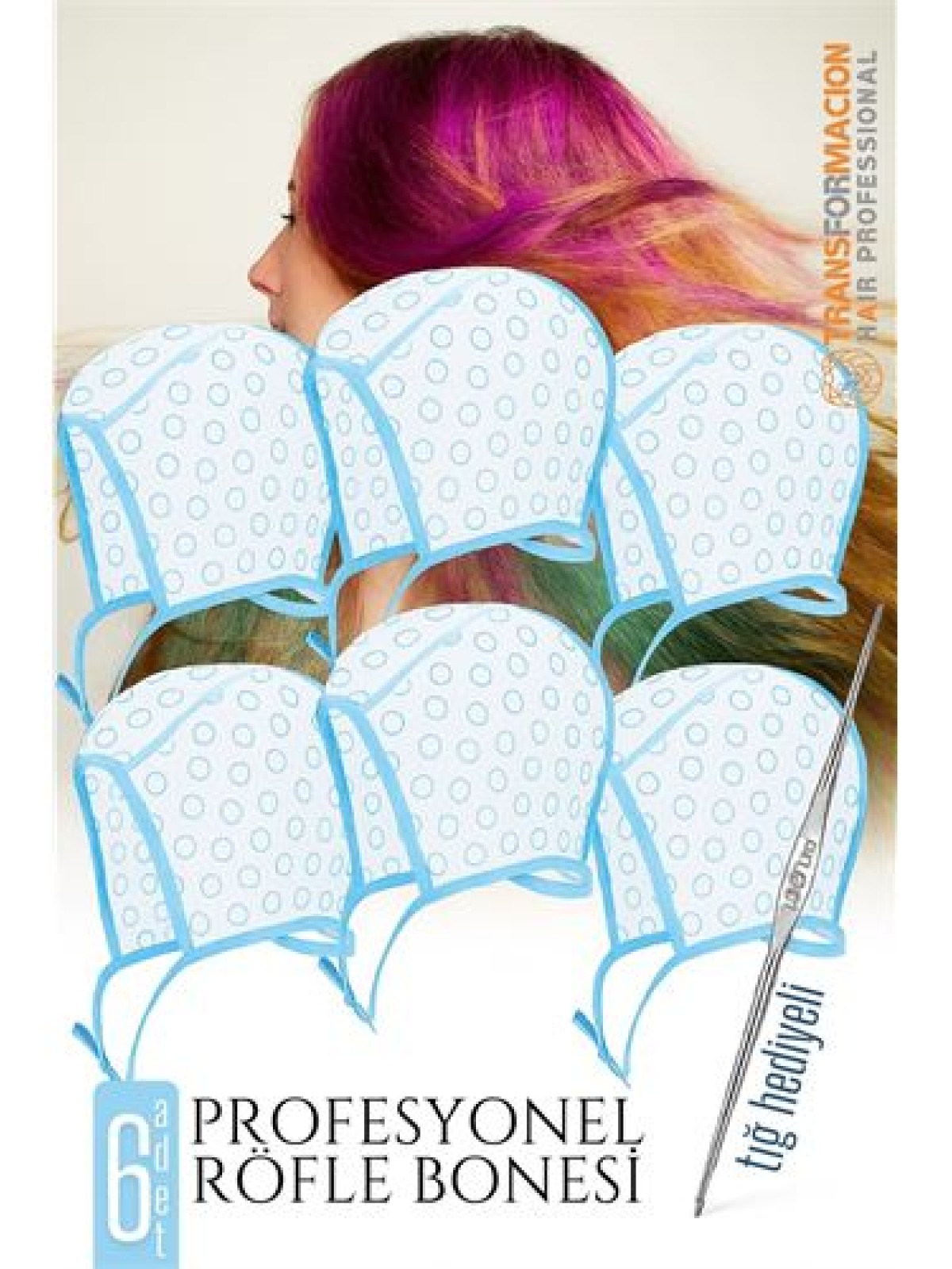 Röfle Bonesi ve Tığ Seti – Boya Tutmaz - Profesyonel 6 LI PAKET