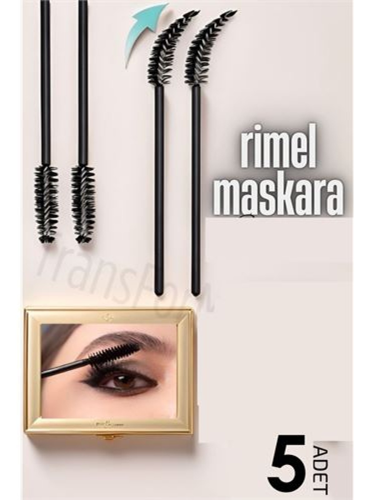 Rimel Maskara Fırçası Esnek 5 ADET