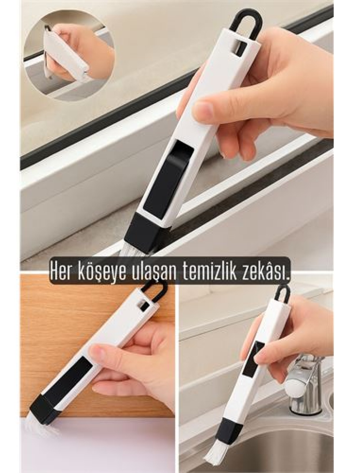 Pencere Boşluğu Pervaz Temizleyici - Klavye Temizleyici- Detay Fırçası