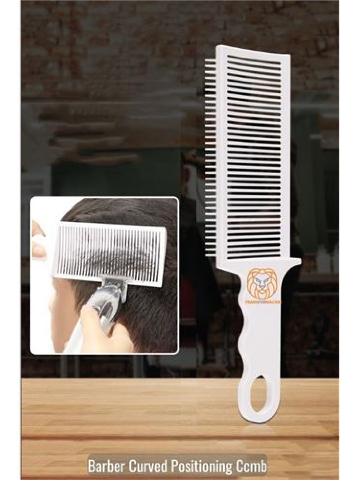 Kuaför Berber Kavisli Kontur Kesim Yardmcı Tarak
