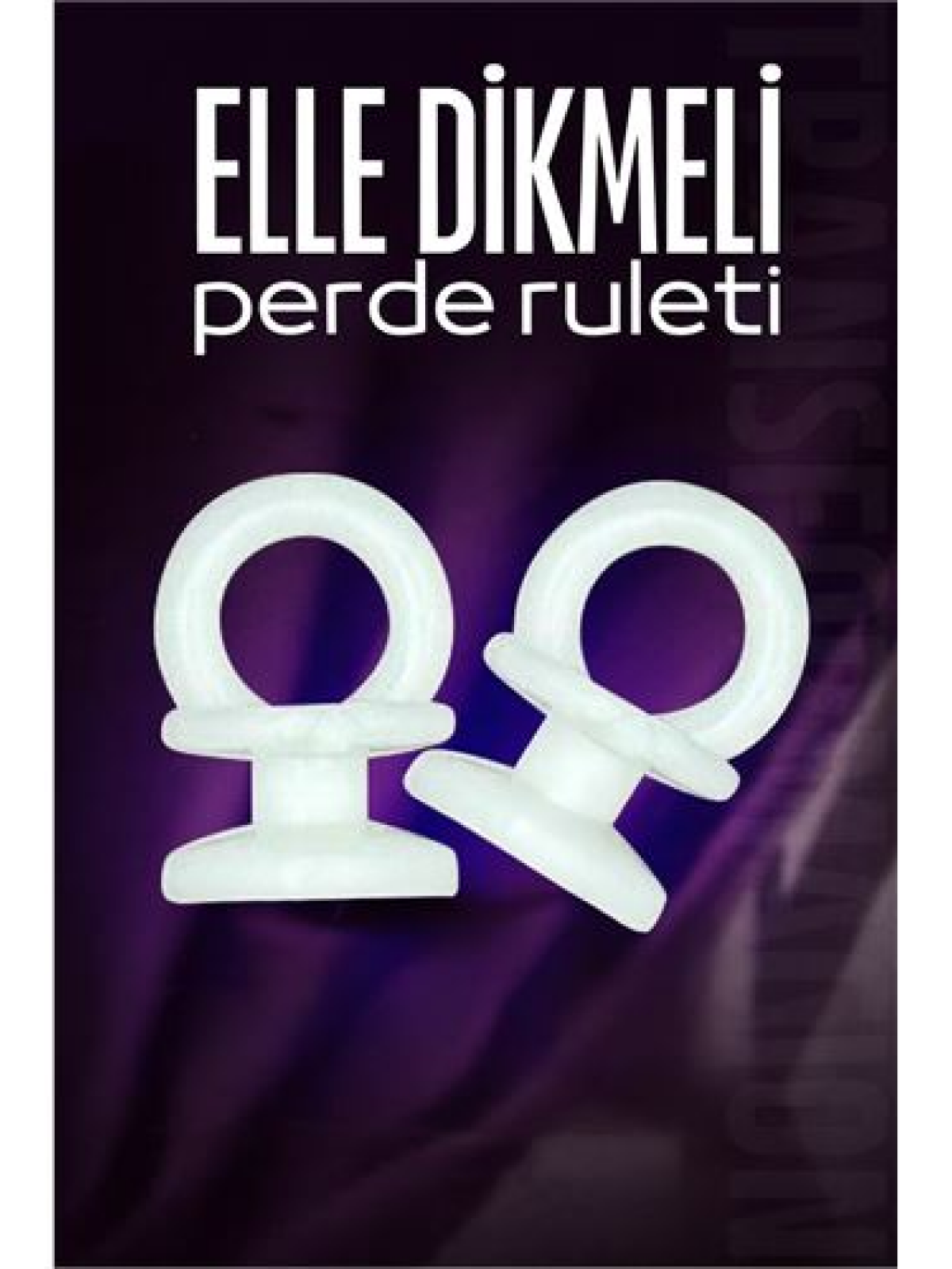 Elle Dikmeli Perde Düğmesi Perde Ruleti 38 ADET